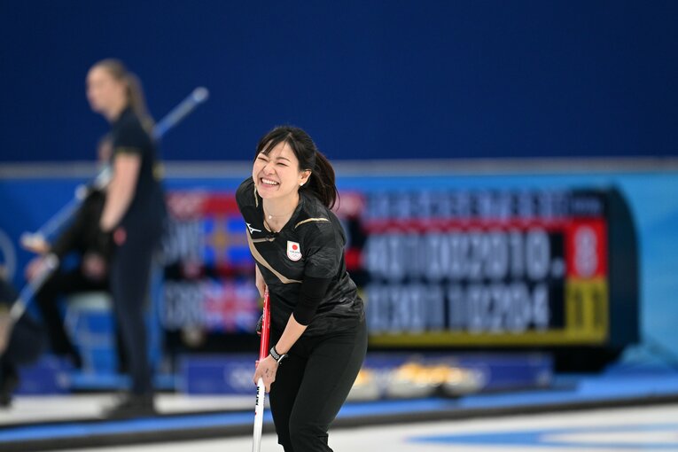 試合中どんな場面でも光ったサードの吉田知那美の笑顔　　©️Naoya Sanuki/JMPA