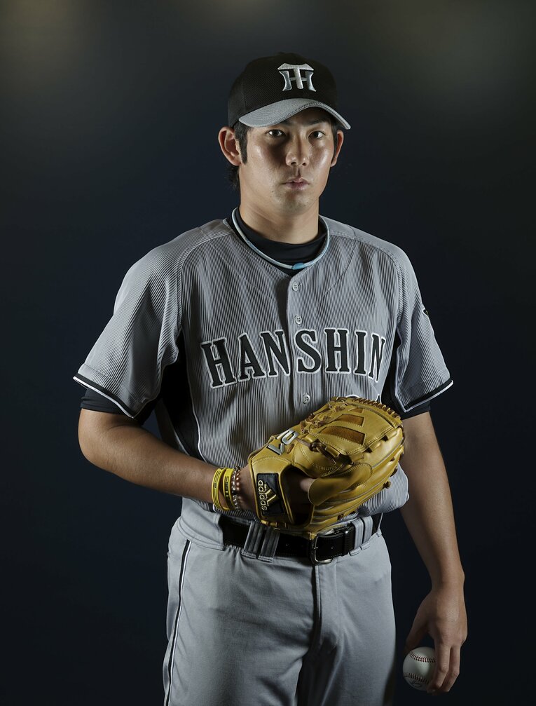 キャリアハイとなる10勝を挙げた2008年の岩田稔　©︎Takuya Sugiyama