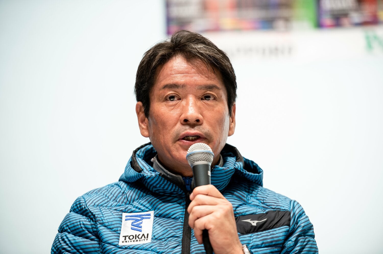 佐久長聖高校から東海大学の監督に転じた両角　©Yuki Suenaga