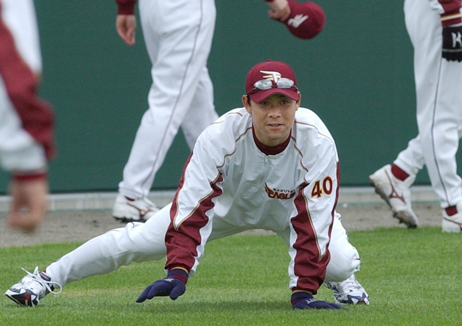 現役時代の益田大介氏。2006年に引退した ©JIJI PRESS