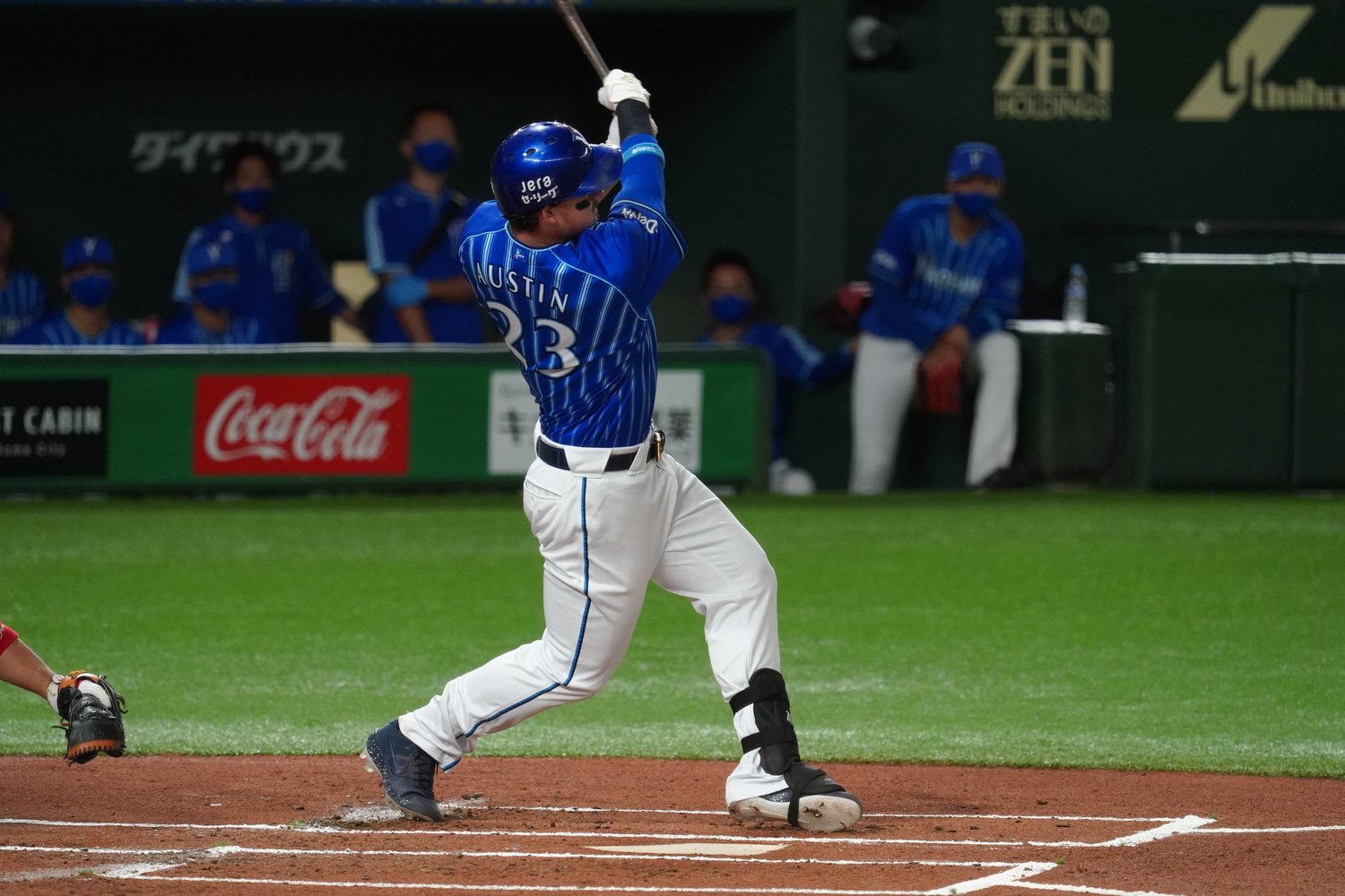 長打力が魅力のオースティンら、DeNAの外国人選手はまだ未合流だ©Hideki Sugiyama