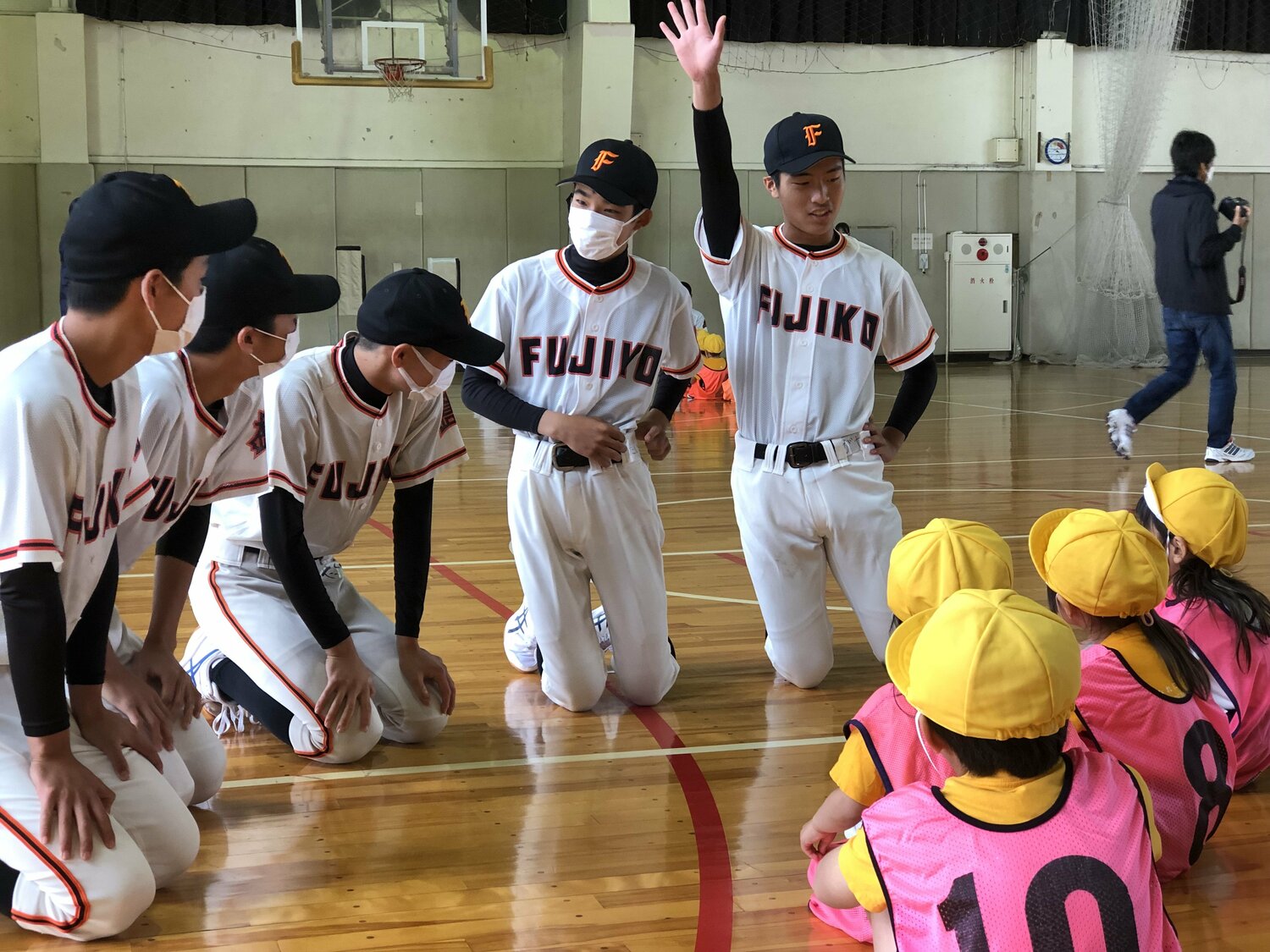 富士高校でも野球振興の取り組みは継続している　※富士高校提供