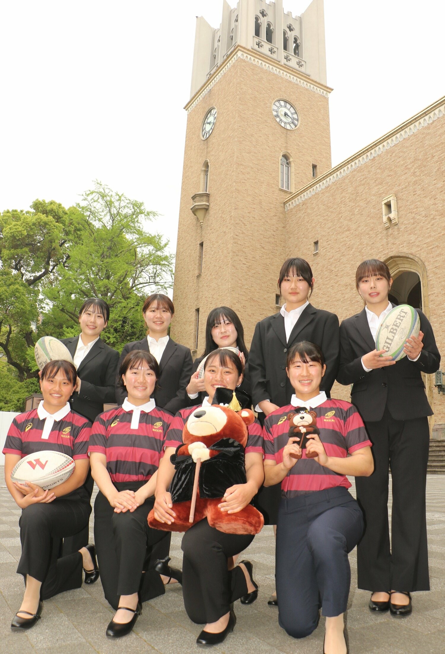設立会見には9名の部員が集まった ©Nobuhiko Otomo