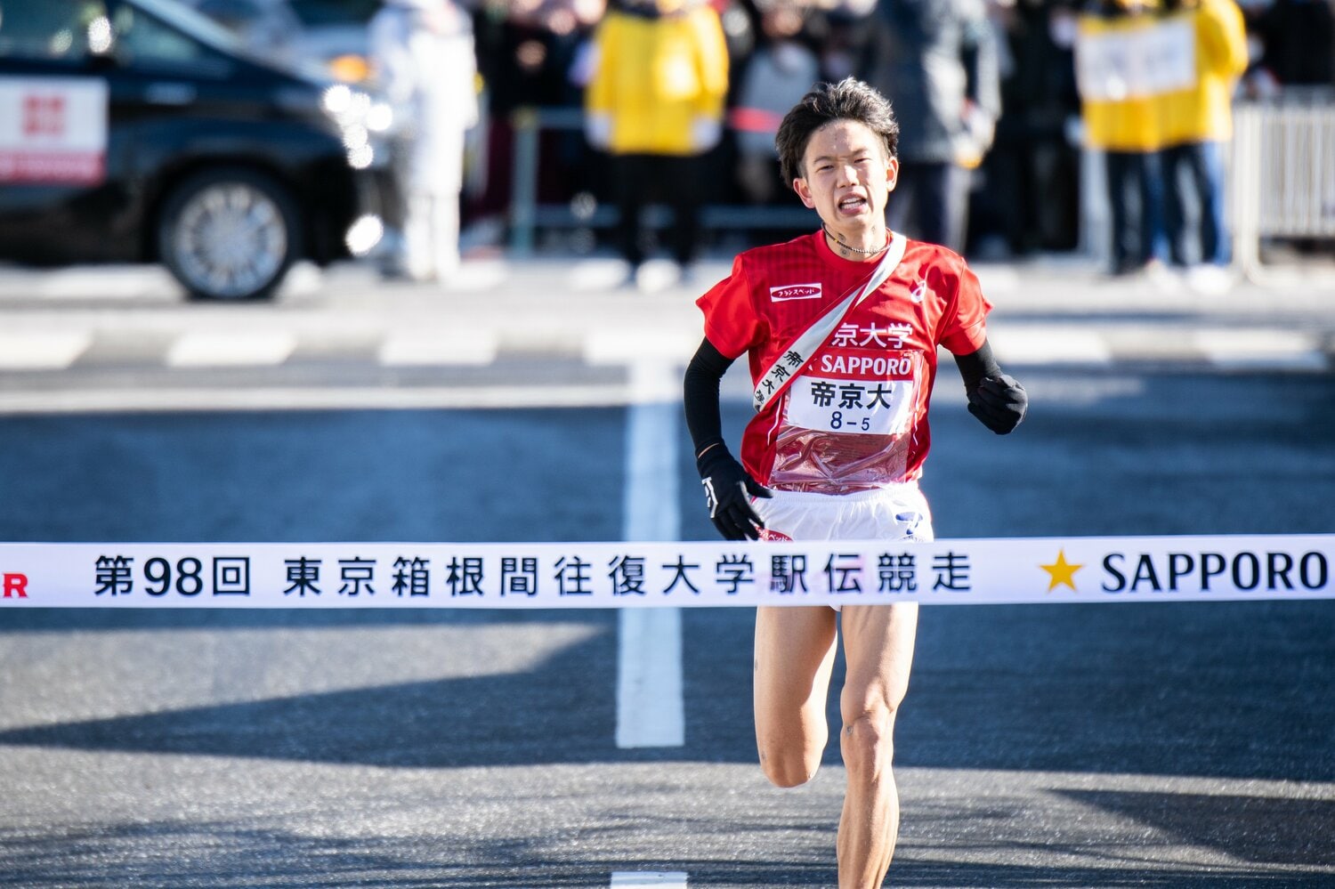 帝京大の細谷翔馬。今年の箱根駅伝5区では区間賞を獲得している　©Nanae Suzuki