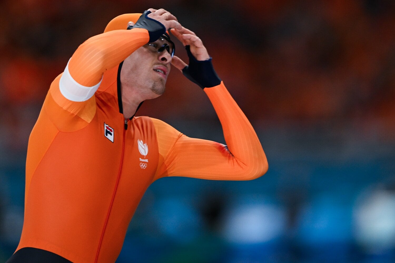 ゴール直後、頭を抱えたベンネマルス ©Asami Enomoto/JMPA