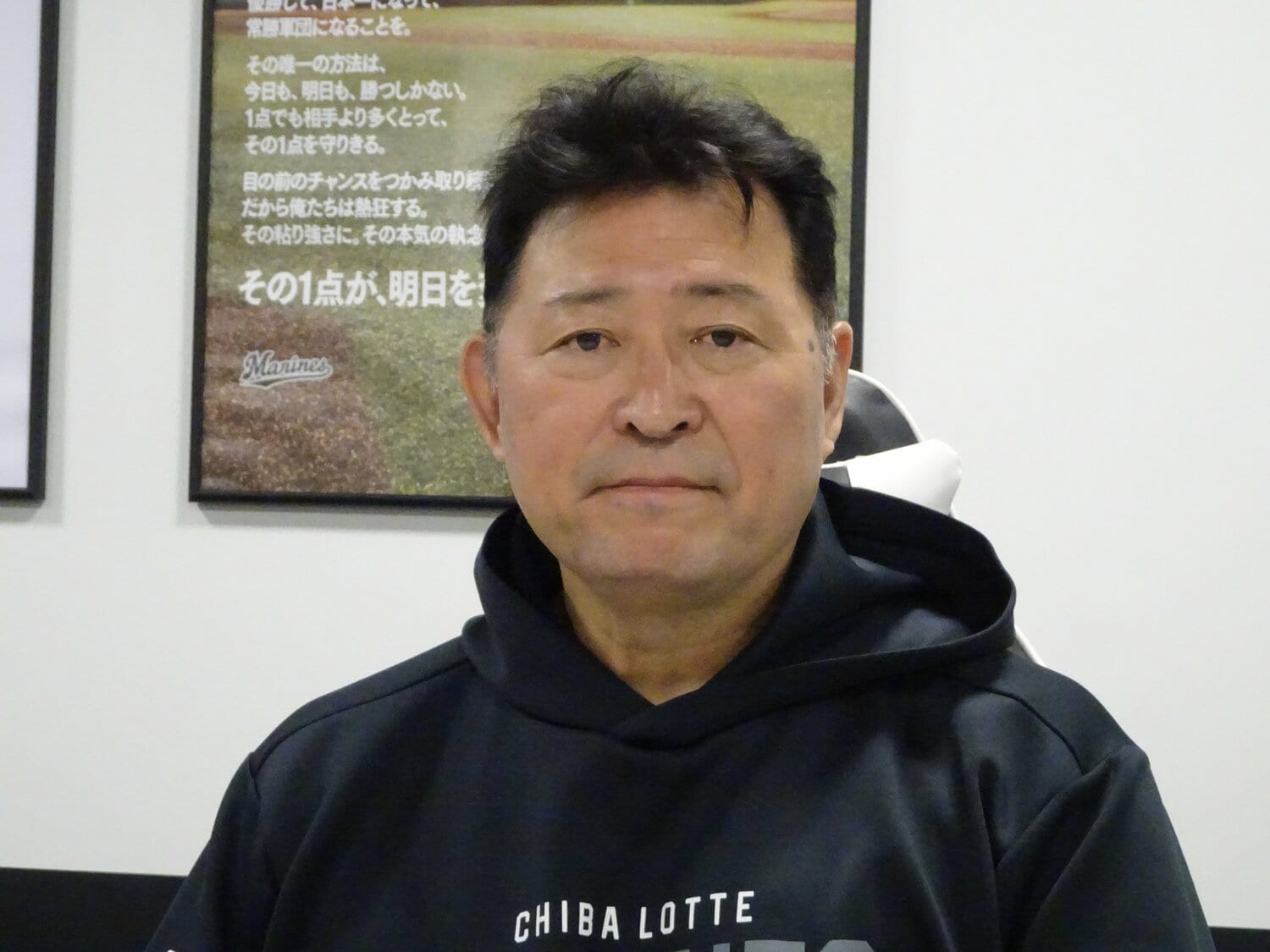 現在はロッテのコーチを務める光山英和　©Masanori Kise