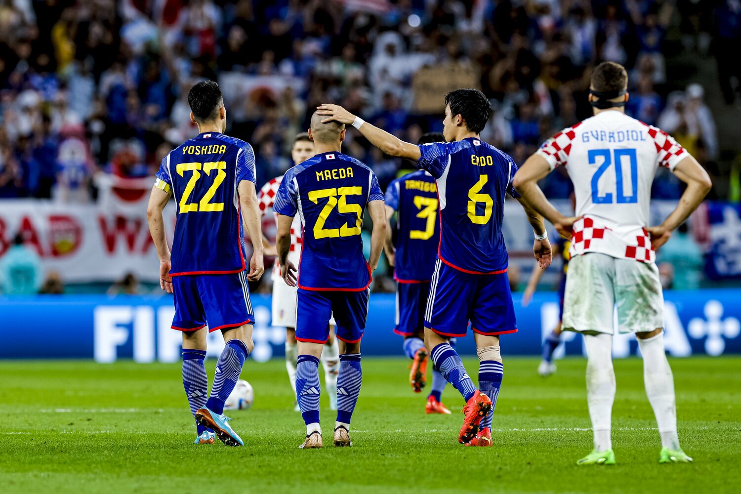 クロアチア戦前半の日本は快調な戦いぶりだったが…… ©Kiichi Matsumoto/JMPA