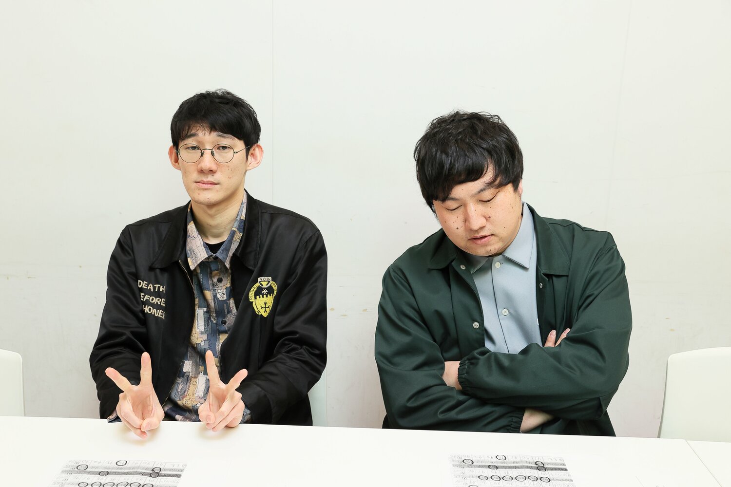 結成12年で初の決勝進出を果たしたロングコートダディ。堂前透（32歳、左）と兎（33歳）。吉本興業所属