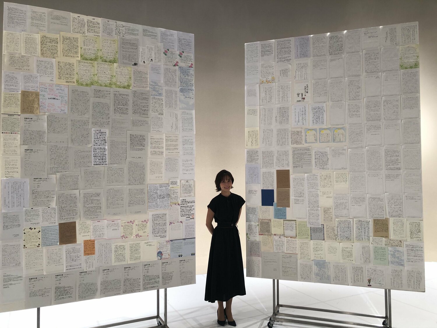 取材ができなかった2020年。球児たちからの返信の手紙をもと番組を特集した（本人提供）