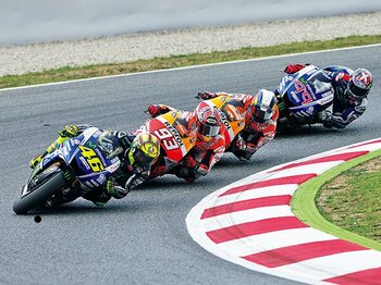高度な競争を支え続けた、BSの功績を称える。~モトGP・タイヤ供給撤退を表明~<Number Web> photograph by Satoshi Endo