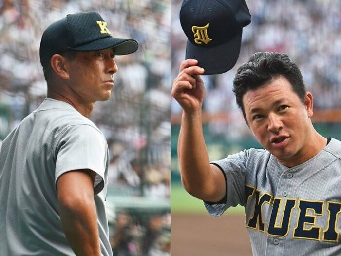 <甲子園決勝対談>森林貴彦(慶応)×須江航(仙台育英)「丸田君の打席で慶応の応援歌、歌ってましたよ」「大村君の人柄、好きになりました」<Number Web> photograph by Hideki Sugiyama