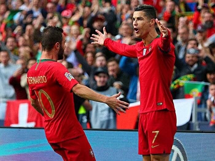 ロナウドが代表通算7度目のハット。ポルトガルが真の欧州王者に王手。＜Number Web＞ photograph by Getty Images