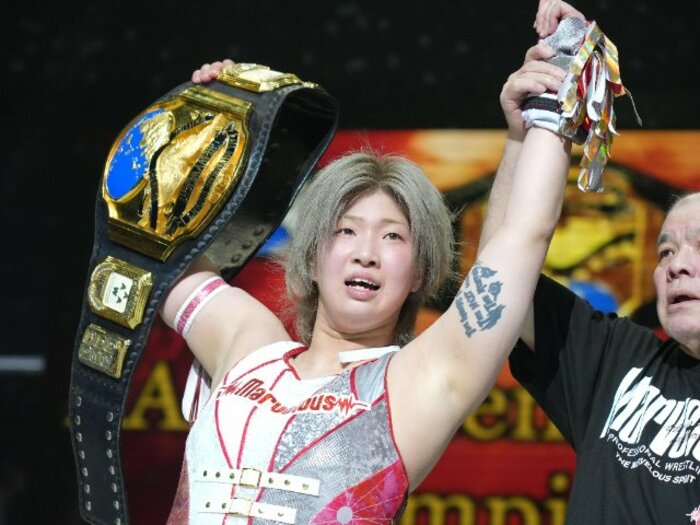 彩羽匠「10年間、負けずにやってきてよかった」女子プロレスの“苦境”を越えて…マーベラスが刻んだ歴史「日本武道館を目指します」長与千種が宣言＜Number Web＞ photograph by Essei Hara