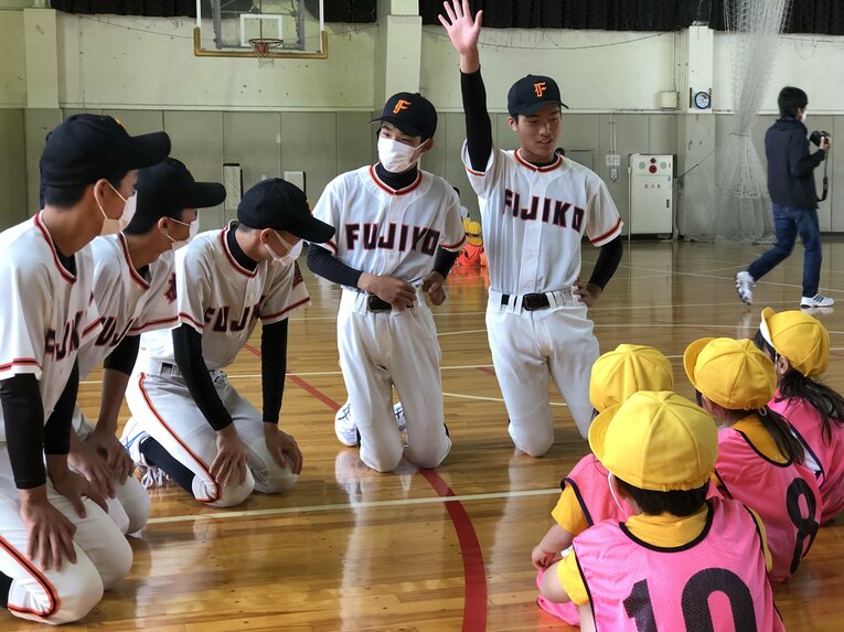 富士高校でも野球振興の取り組みは継続している　※富士高校提供