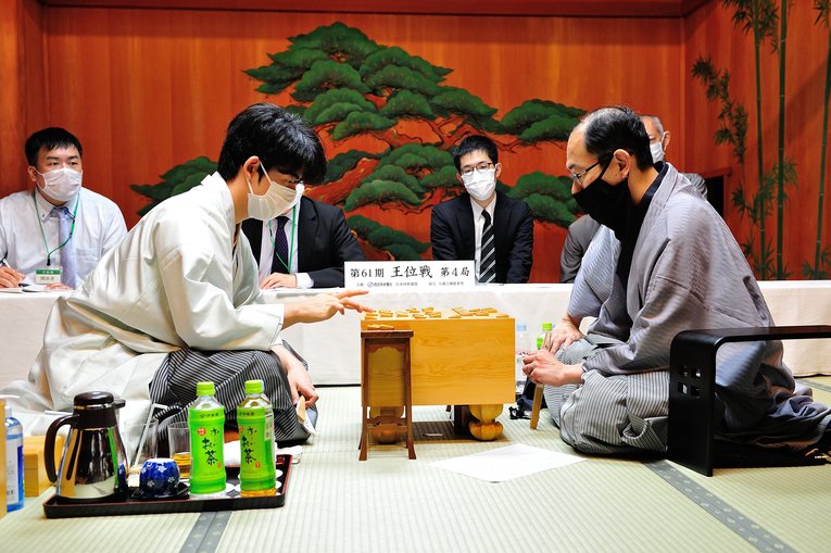 2020年の王位戦　©日本将棋連盟