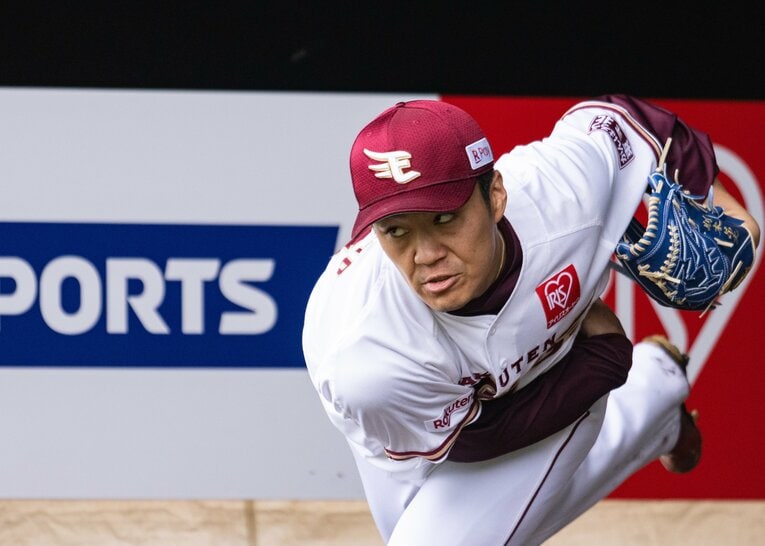 今季キャンプの則本昂大　©Nanae Suzuki