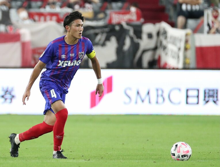 FC東京で通算75試合に出場　©JIJI PRESS