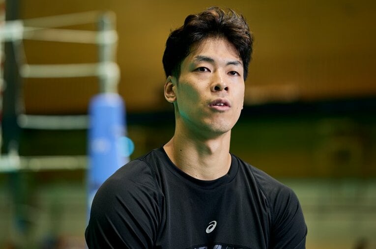 ネーションズリーグでは不調に喘いだ西田有志に代わり、大車輪の活躍だった宮浦健人 ／ photograph by Yuki Suenaga