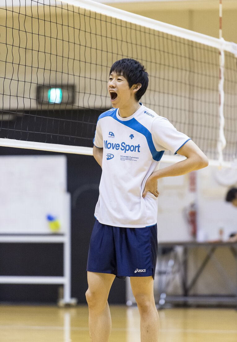 中央大学時代の練習風景（2015年）©Takuya Sugiyama