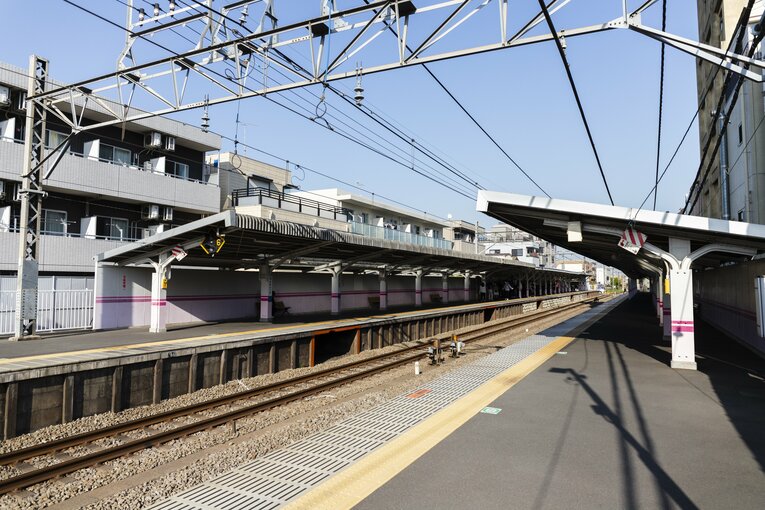 西武新宿線の上井草駅。ここから上井草球場の跡地を目指す