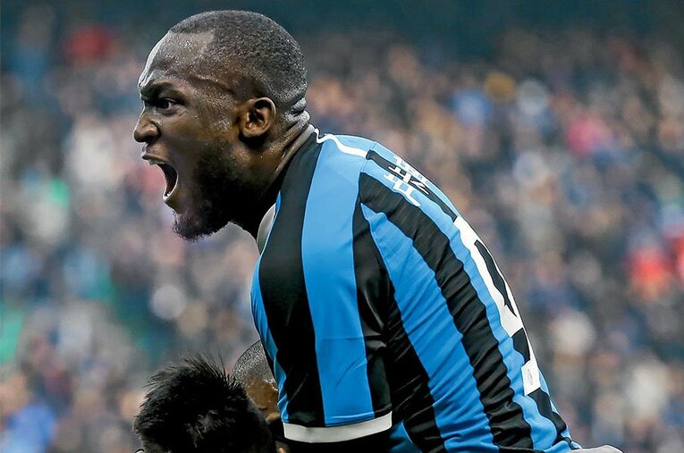 今やヨーロッパを代表するストライカーの1人となったロメル・ルカク ／ photograph by L’Équipe