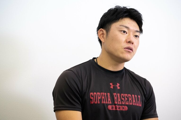 インタビューに答えてくれる正木　©Asami Enomoto