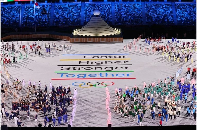 新着写真で振り返る！東京五輪開会式(24) ／ photograph by Takuya Matsunaga/JMPA