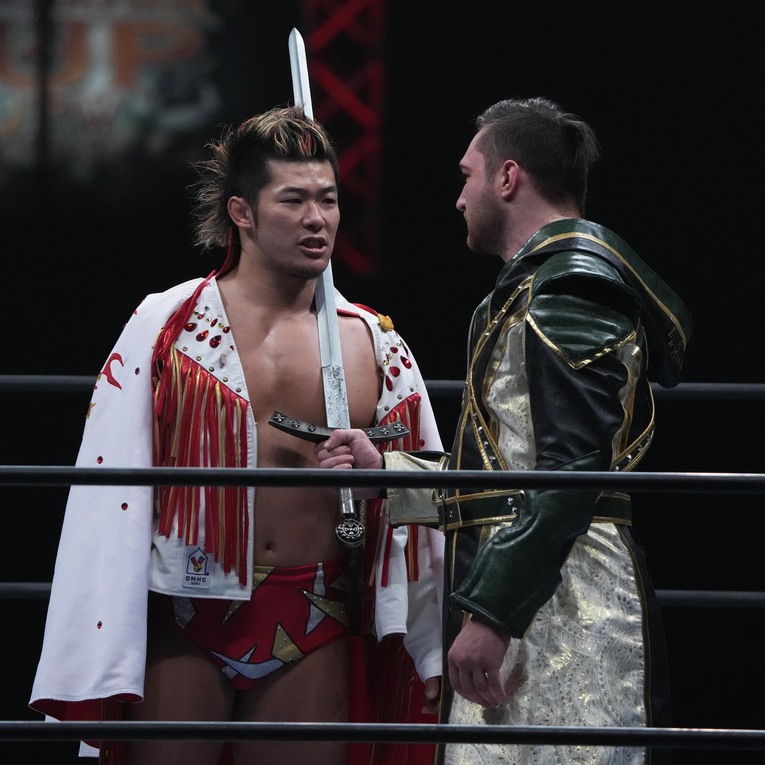 『NEW JAPAN CUP』決勝は上村優也とカラム・ニューマン　©Essei Hara