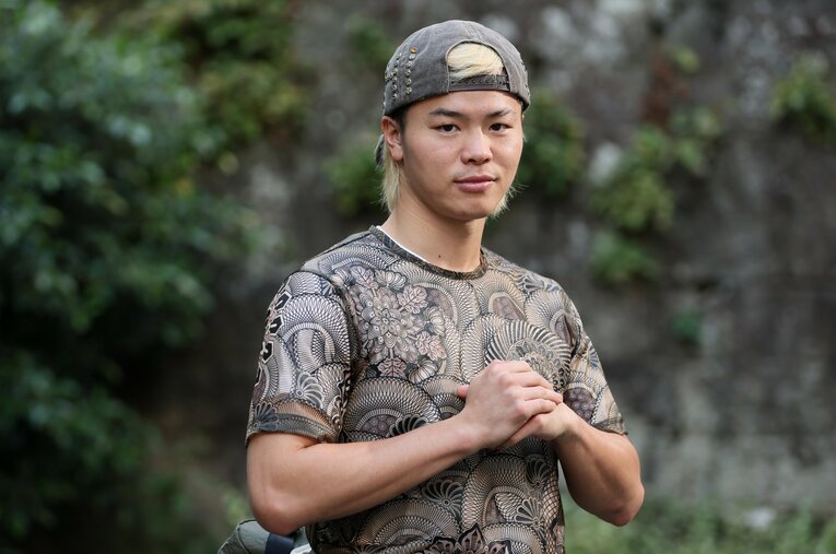 井上拓真とのWBC世界バンタム級王座決定戦を前にその心境を明かした那須川天心　©Shigeki Yamamoto