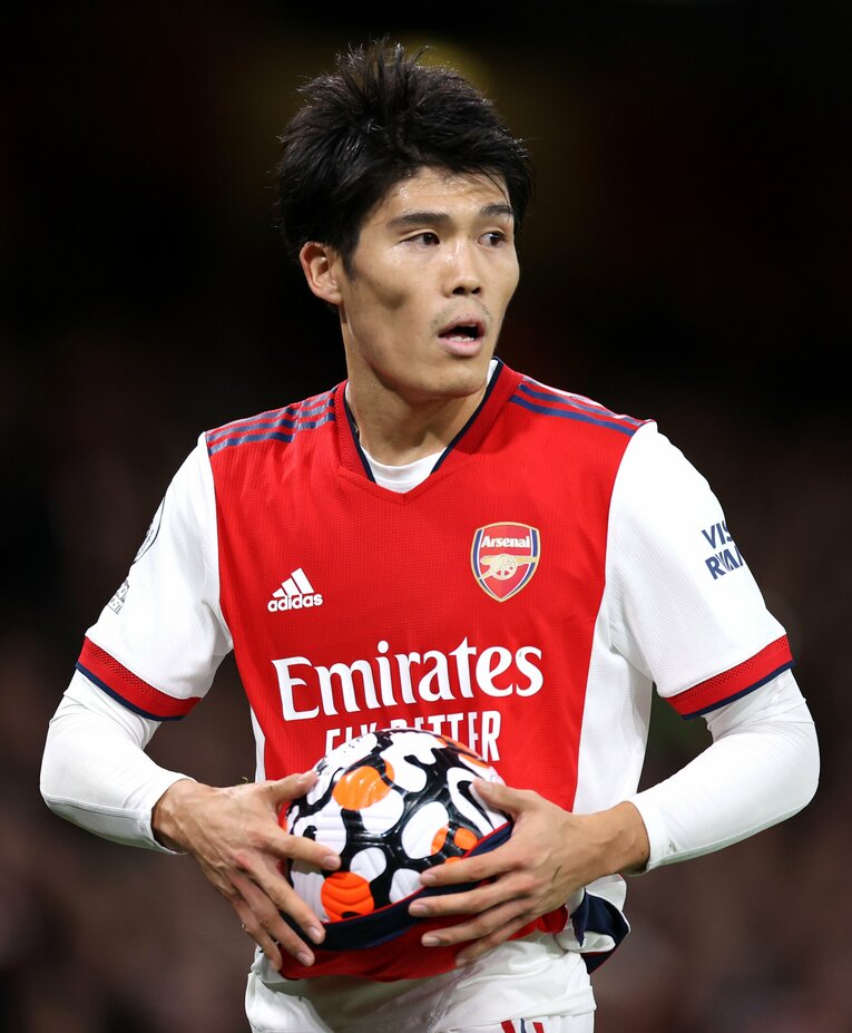 移籍最終日8月31日にアーセナルに加入した冨安健洋。以来リーグ6試合全てで先発出場している　©Getty Images