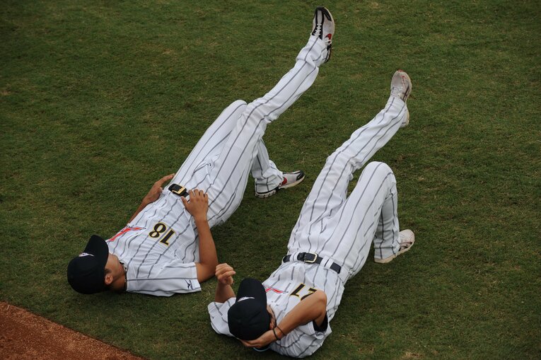 ダルビッシュ有、和田毅（2008年北京五輪）　©︎JMPA