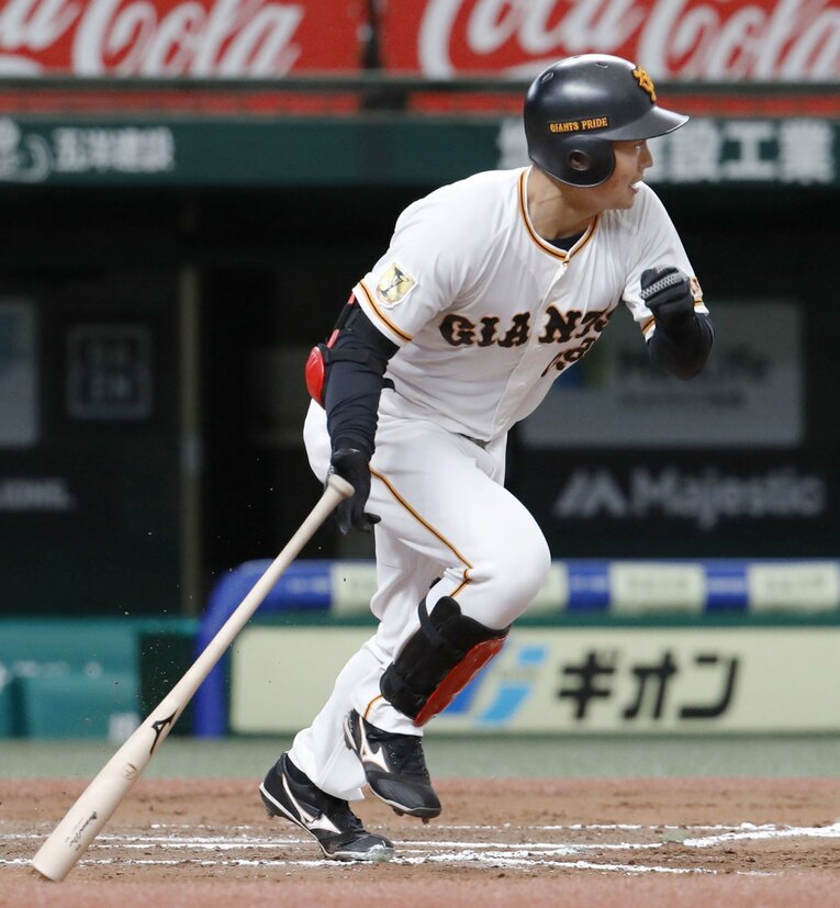 トライアウトでの山下　©Kyodo News