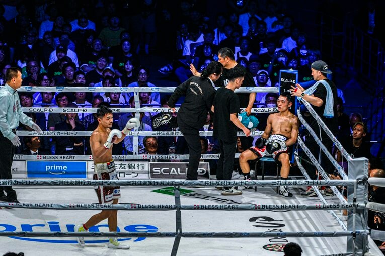 中谷潤人vs.西田凌佑（WBC・IBF世界バンタム級王座統一戦） ©Takuya Sugiyama