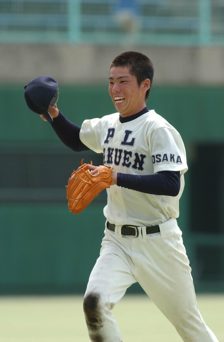 PL学園1年生時代の前田健太（2004年撮影）　©Sankei Shimbun