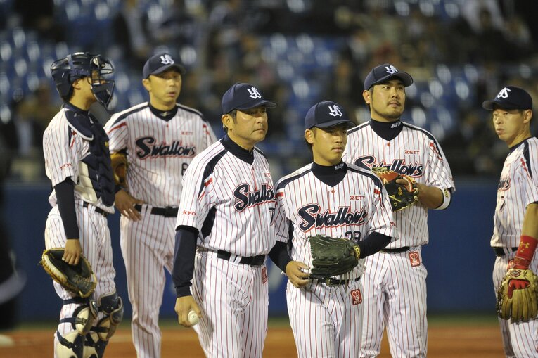 ヤクルトコーチ時代の荒木大輔氏　©Nanae Suzuki