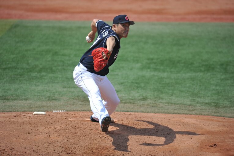 【2012年撮影】47歳の山本昌　©BUNGEISHUNJU