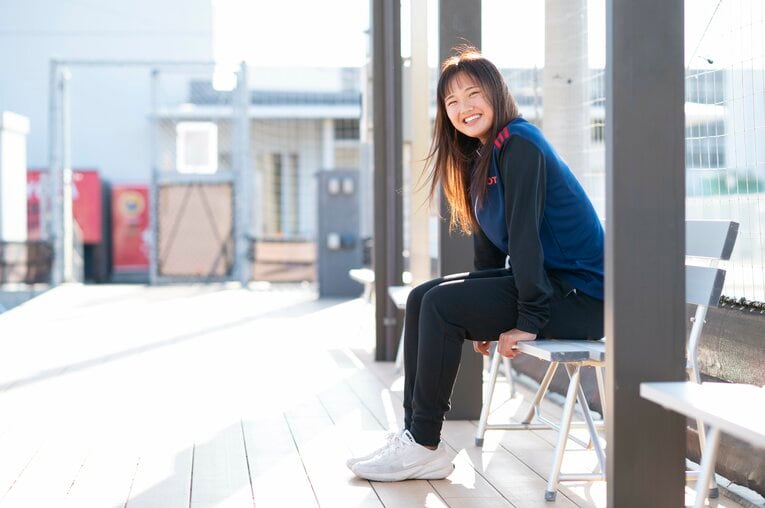 ビーチバレー界のニューヒロイン・秋重若菜の撮り下ろしフォト【スワイプするとそのほかの写真もご覧になれます】　©Tadashi Hosoda