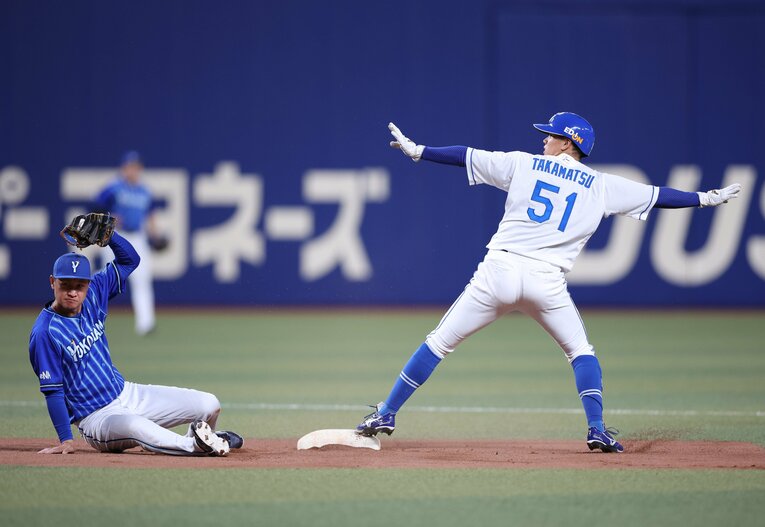 中日時代の高松(2023年）　©JIJI PRESS