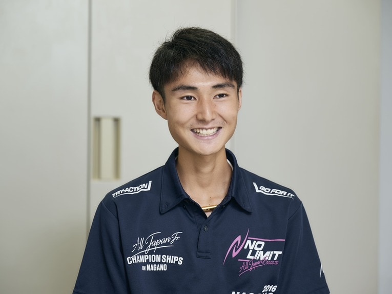 慶應大4年の鳥塚健太　©Yuki Suenaga