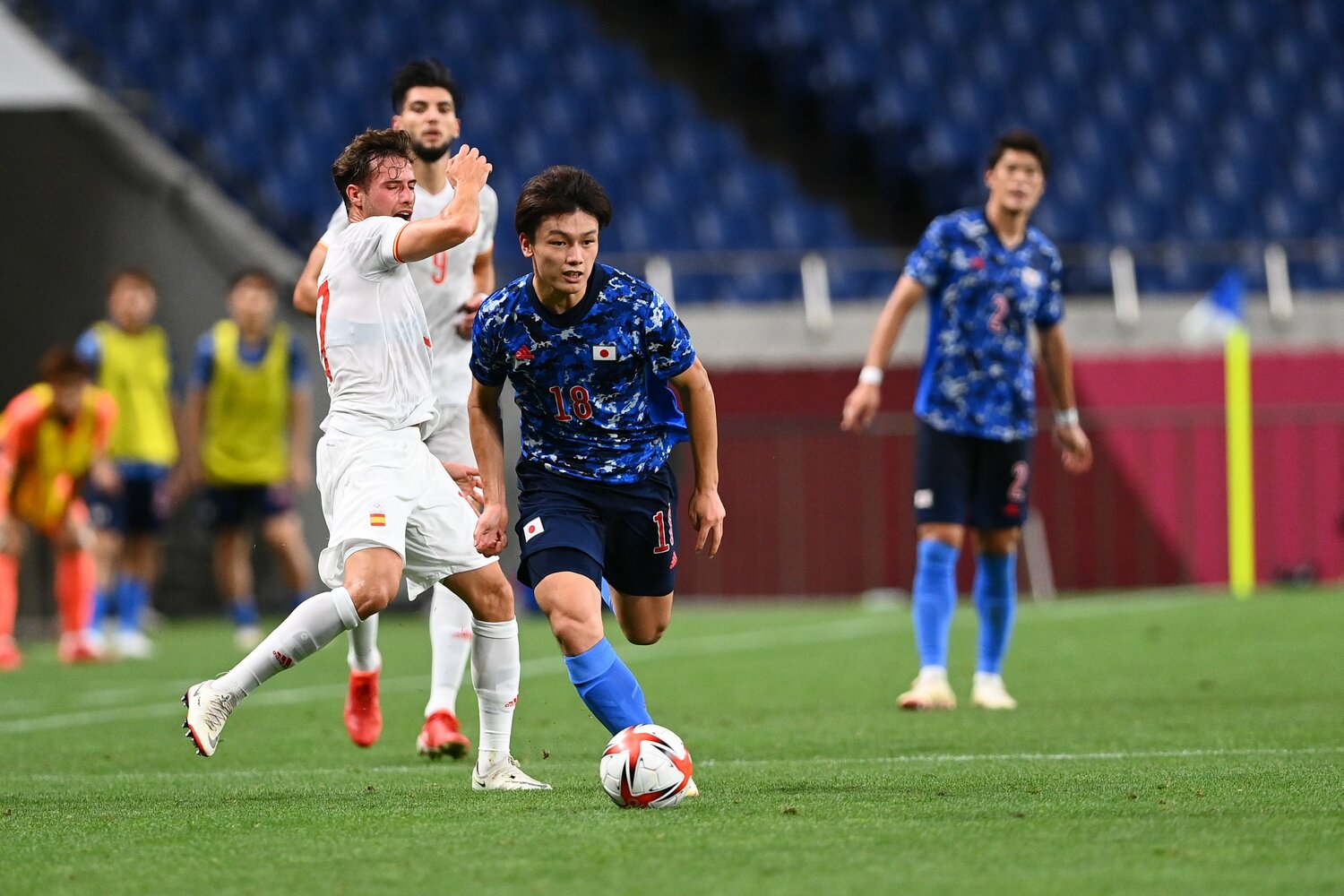 W杯アジア最終予選の日本代表にも選出された上田綺世 ©︎Takuya Kaneko/JMPA