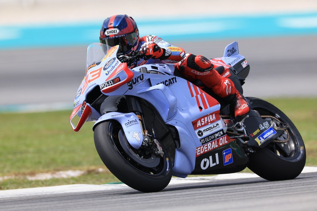 移籍初年度を昨年型ドゥカティで戦うマルケスのテストは、ひたすらマシン習熟に徹した印象　©Satoshi Endo