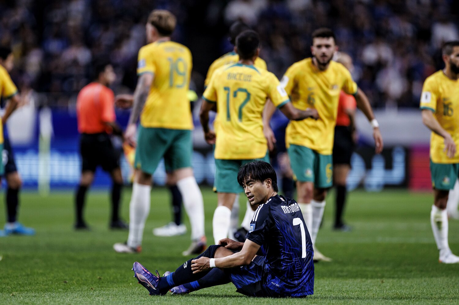 “ドローでよし”という戦い方は、日本とオーストラリアの現状の実力差を象徴したとも言える　©Kiichi Matsumoto