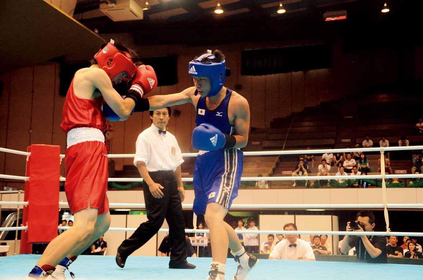 高校日本一の座を懸け5度対戦した田中と井上。田中が3勝2敗と勝ち越している　©Makoto Maeda