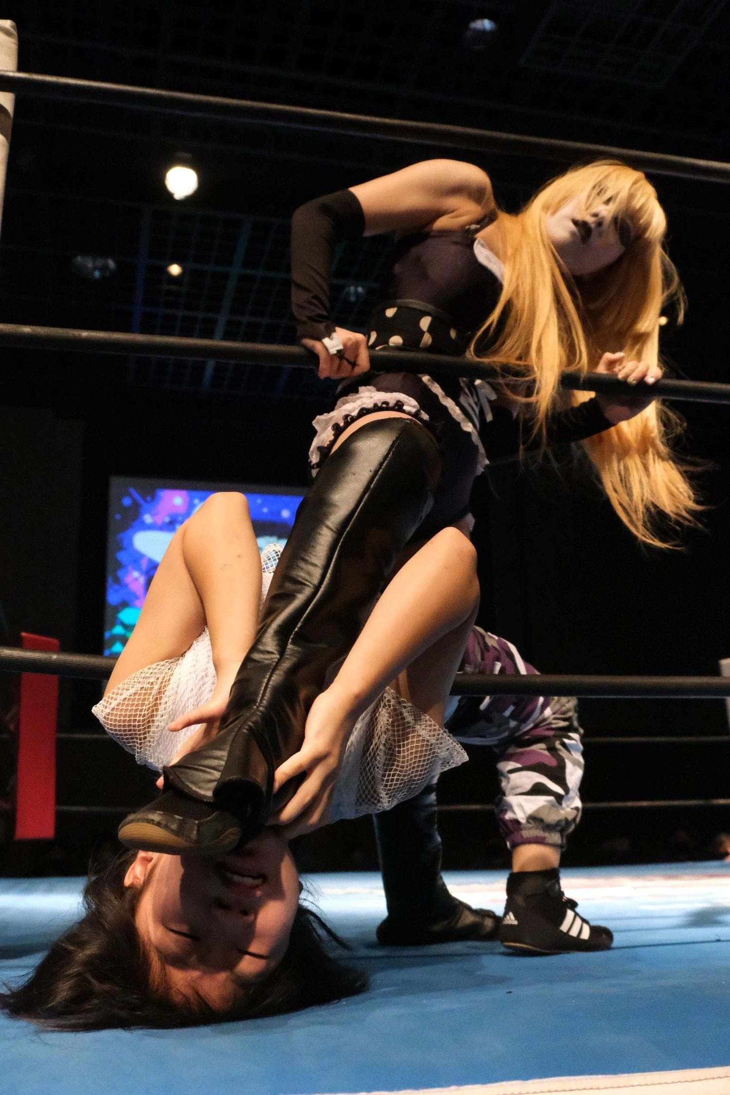 試合は終始ラム会長が圧倒©Norihiro Hashimoto