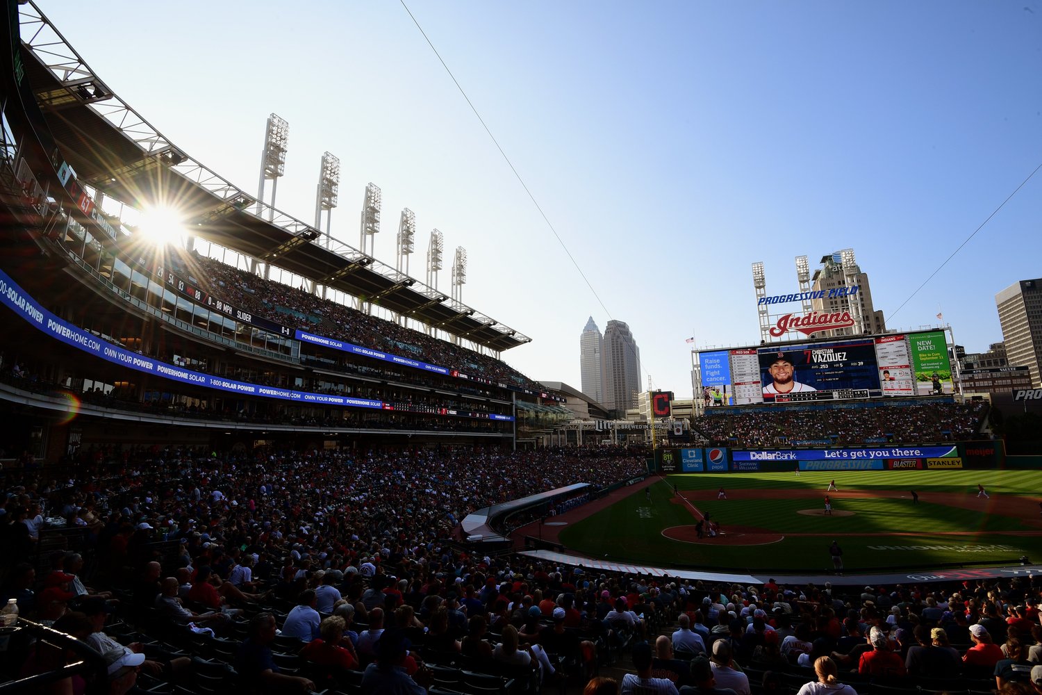 インディアンスの本拠地プログレッシブ・フィールド