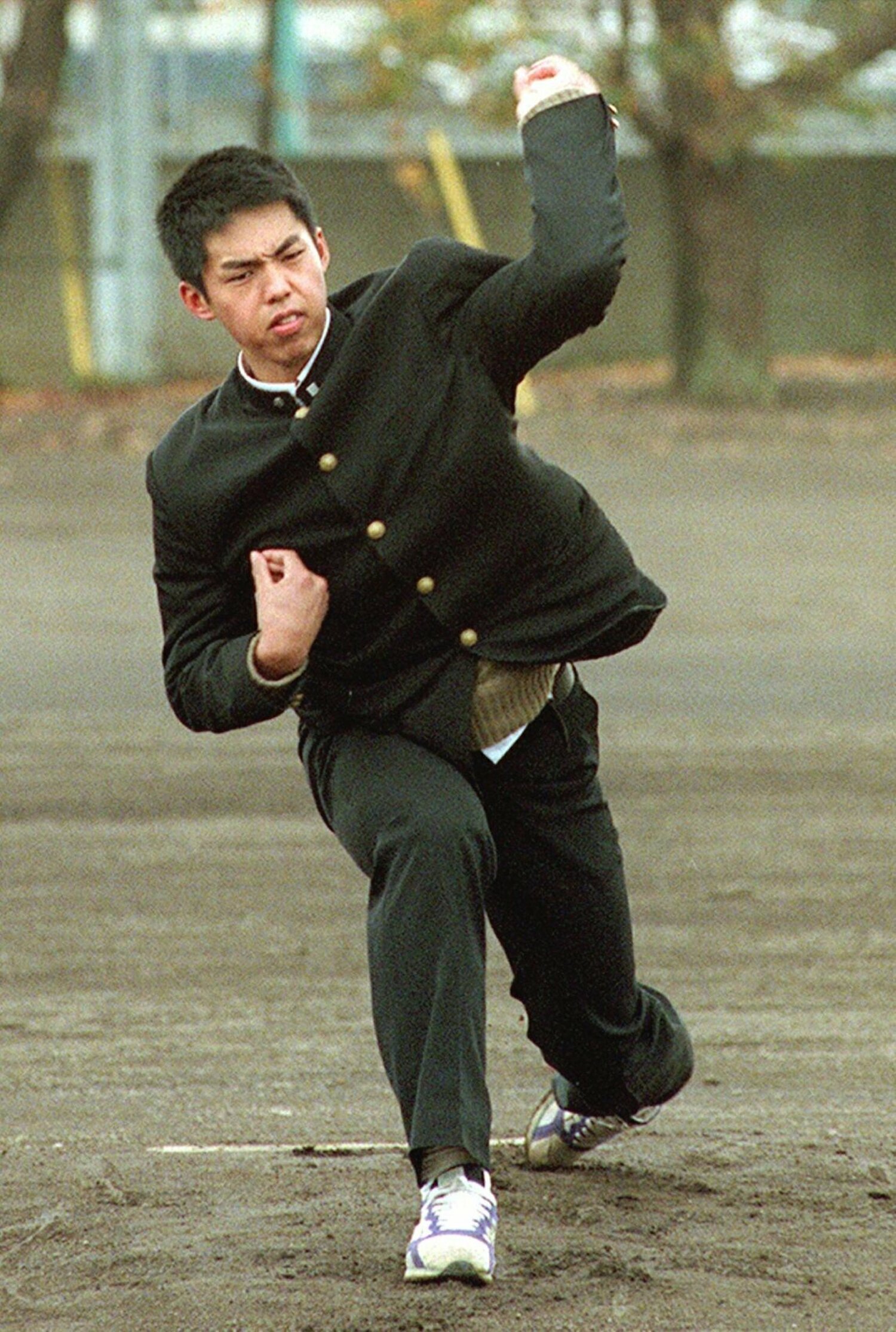 水戸商時代の井川　©Sankei Shimbun