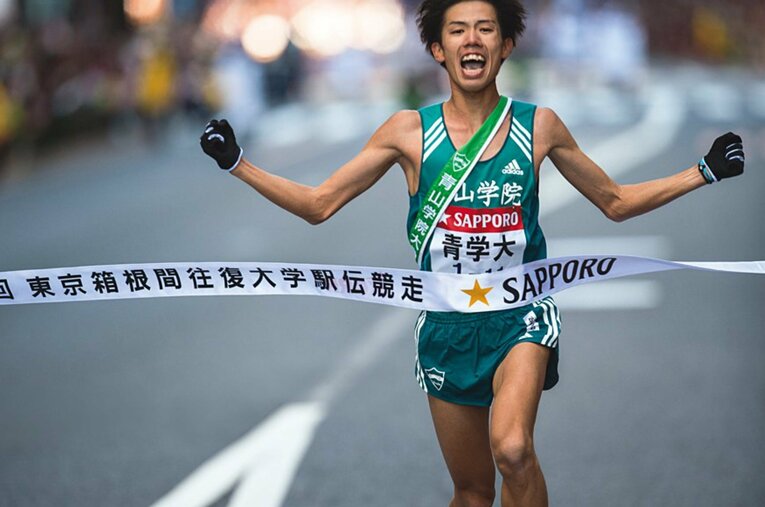 当時、豊川工業の主力だった安藤はのちに青学大の主将として箱根駅伝でも活躍　©Nanae Suzuki