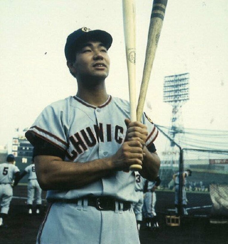 中日時代の広野功。ドラフト3位で1966年に中日入団。西鉄、巨人、中日で活躍した。現役引退後は中日スポーツの記者を経て、指導者に　©BUNGEISHUNJU