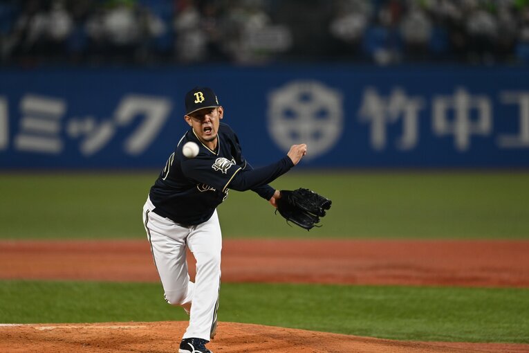 オリックス比嘉幹貴　©︎Naoya Sanuki