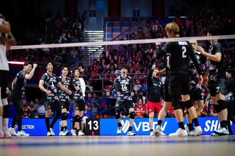 VNLカナダ戦　©Volleyball World